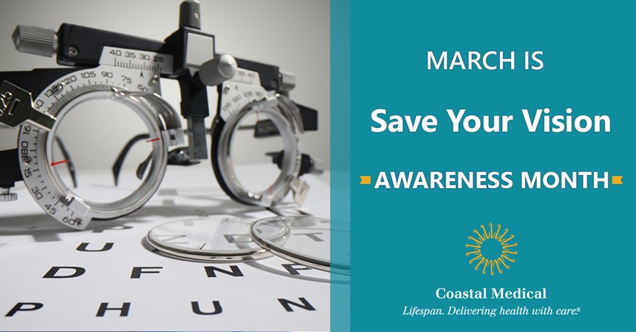 Schedule your annual eye exam to maintain your vision wellness. Overexposure to the sun or digital screens, an unhealthy diet, and health conditions like diabetes may impact eye health. Consult your Coastal care team to determine if you may have the need for additional screenings
