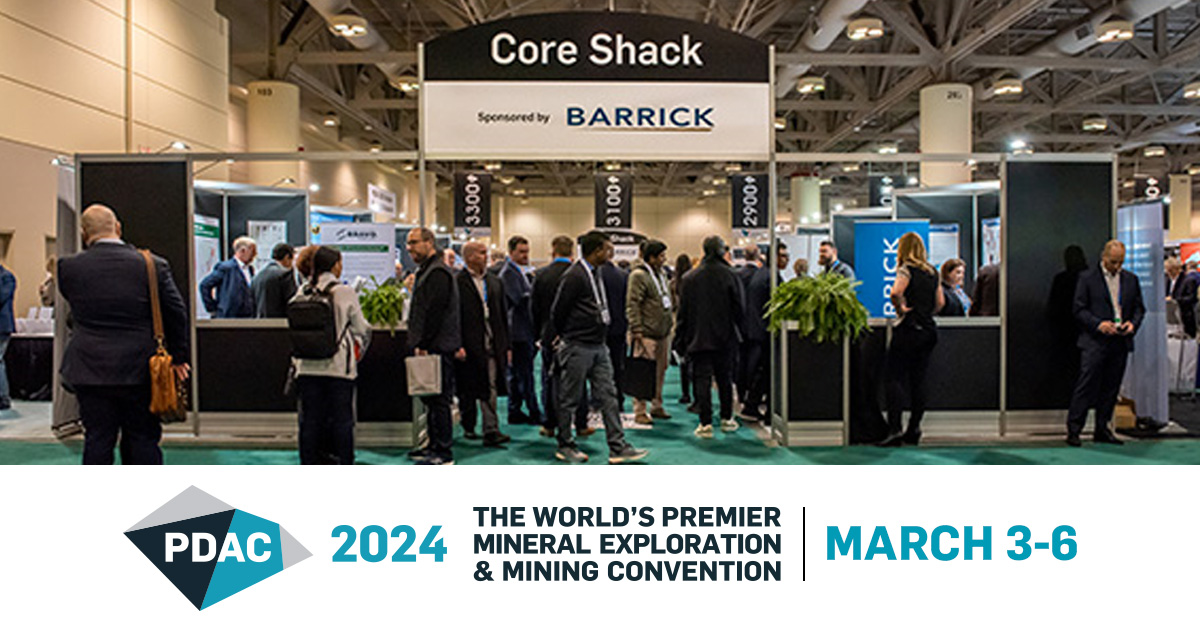 Have you visited the Core Shack at #PDAC2024 yet? Be sure to stop by and see the latest discoveries from around the world! pdac.ca/convention/exh…