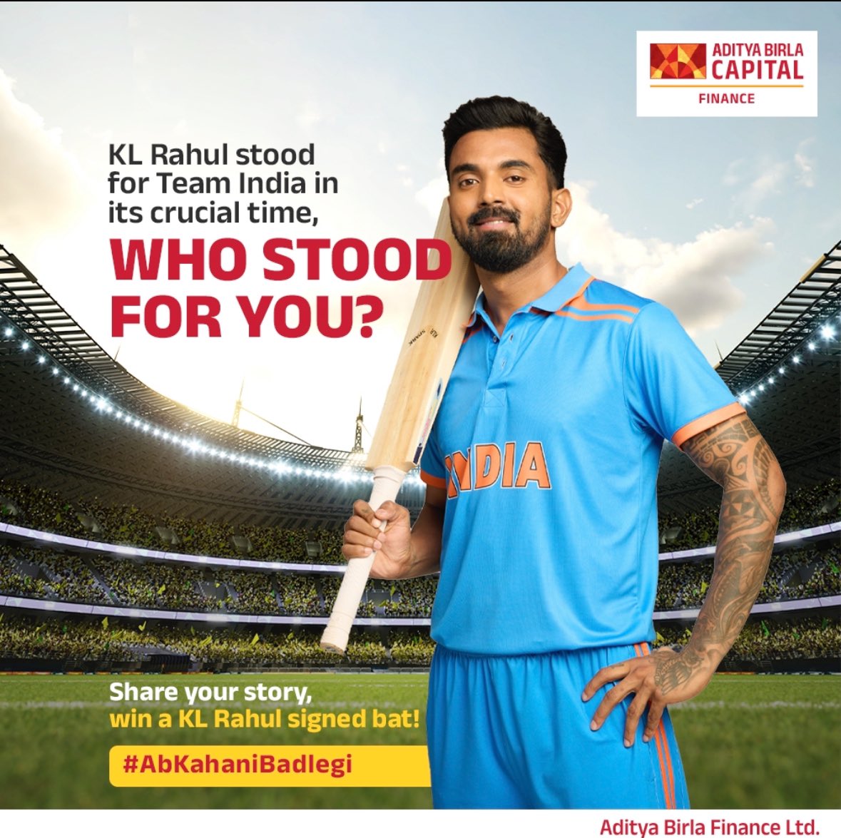 Share the story of your life's unsung hero, someone who has been your rock in difficult moments, much like @klrahul for India. Drop the name of the person & how they helped you, and you could win a cricket bat signed by KL Rahul! 🏏🌟