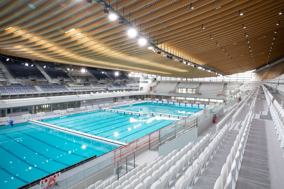 GrandParisMGP's tweet photo. [FOCUS SUR]
🗝️Ce mercredi 6 mars, avec un mois d'avance, @patrick_ollier, Président de @GrandParisMGP a remis les clefs du #CentreAquatiqueOlympique (CAO) à @Paris2024. 🏊‍♀️🤽‍♂️

🤩🥇Le CAO est désormais prêt à accueillir les #Jeux de #Paris2024 ! A l'issue des Olympiades, la Métropole le laissera en héritage à ses habitants.💧

👉https://t.co/uNkMAo1fPQ