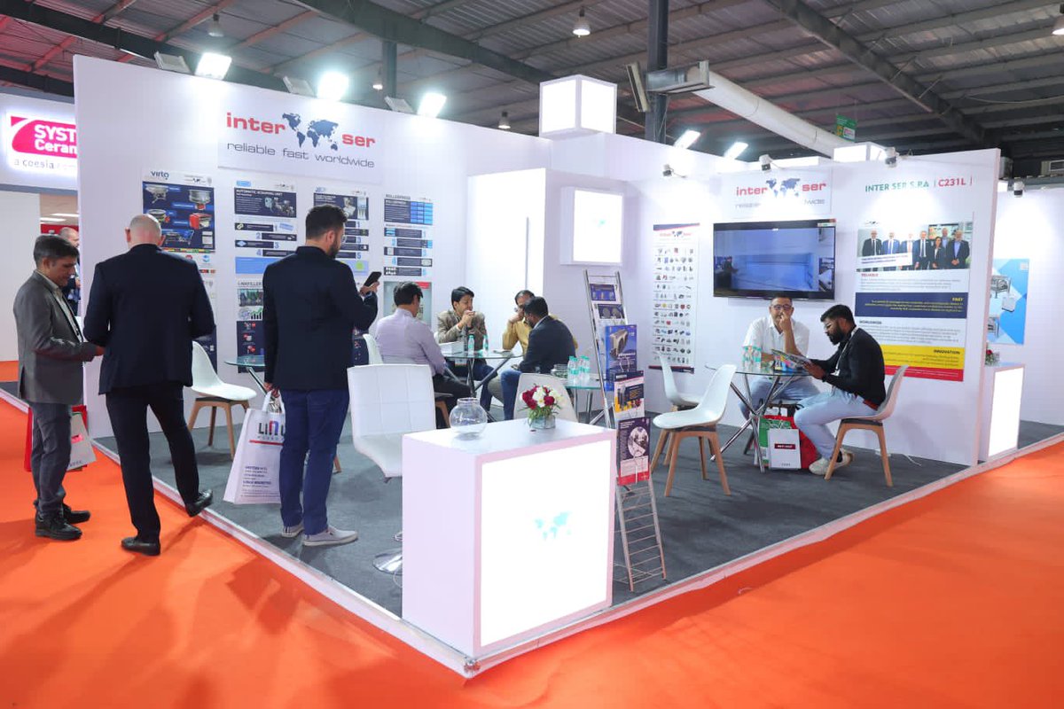 ITANewDelhi's tweet photo. At the 18th edition of @Indian_Ceramics (6-8 March 2024 at Gandhinagar, Gujarat),  @ITAtradeagency #ITANewDelhi has organised the Italian🇮🇹 pavilion with 12 Italian companies presenting their latest technologies and solutions for the Indian 🇮🇳 market. #MadeinItaly #Acimac https://t.co/fMGpSvyF8o