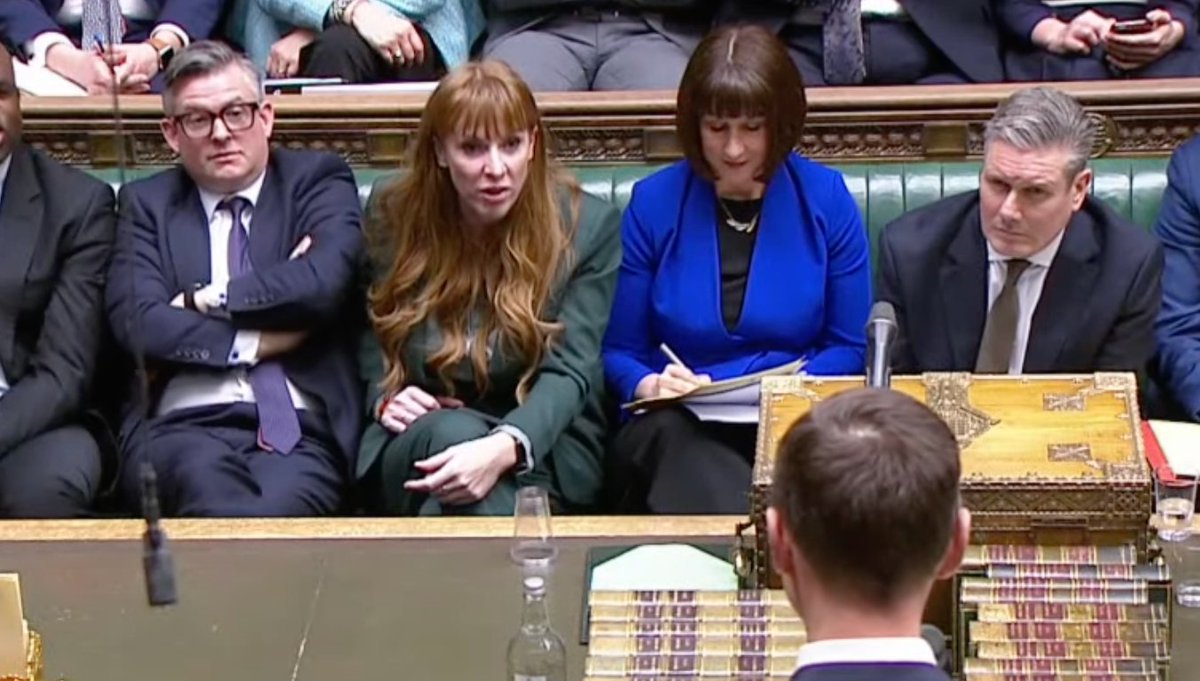 Labour frontbench reaction to Hunt's Angela Rayner gag worthy of hanging in the Louvre