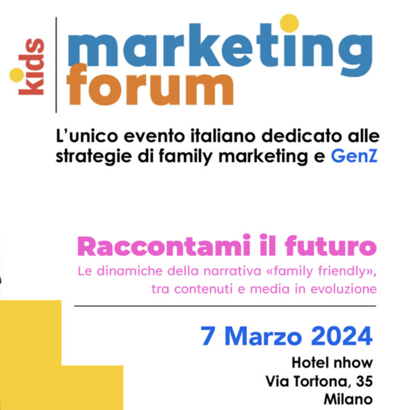 🔸 Giovedì 7 marzo #RaiCom sarà al #KidsMarketingForum di Milano per presentare al mercato la propria offerta di marchi in licenza. 🔸 La consociata del Gruppo #Rai parteciperà anche al convegno “Generazione Z” portando la case history “Mare Fuori”.