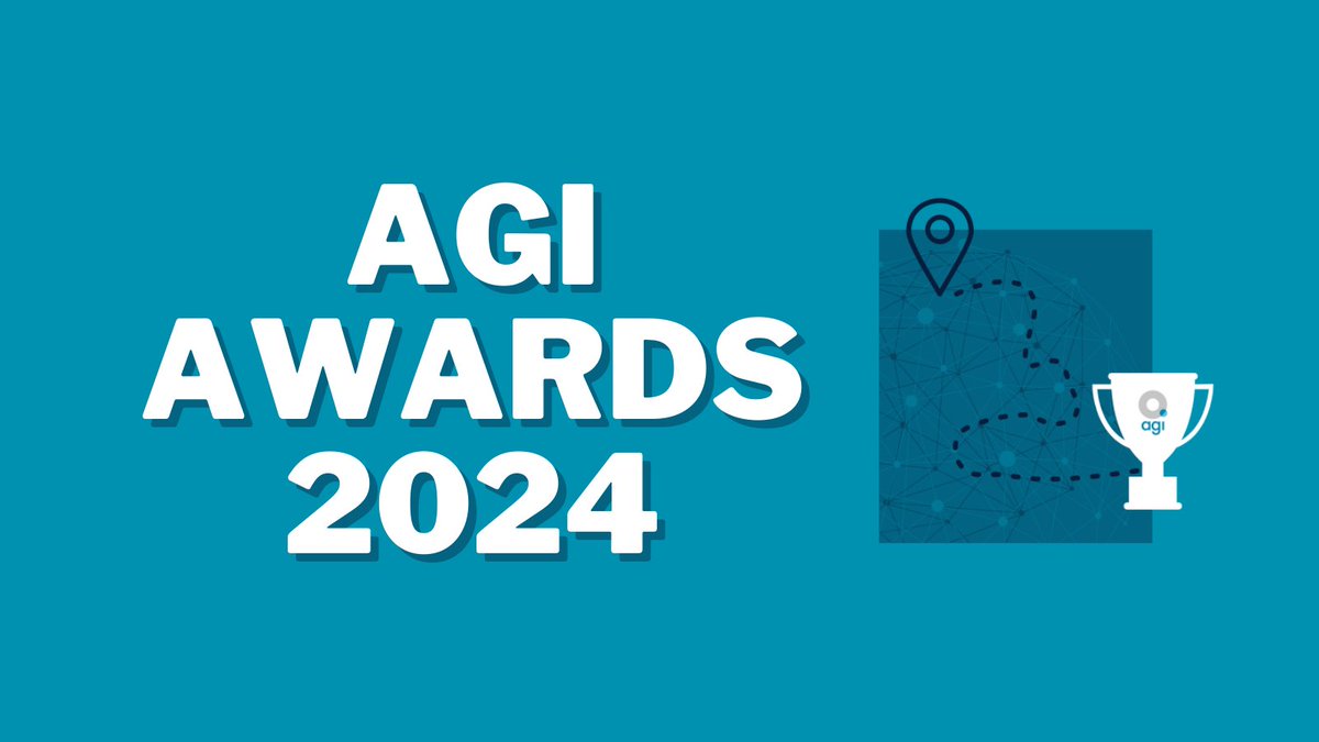 Have you applied for one of our AGI awards? There is a category to suit everyone in our #GeoCommunity! Whether you would like to apply for yourself or nominate a deserving colleague submissions are open until midnight on Friday 5 April. 🔗Read More bit.ly/3UZ692D