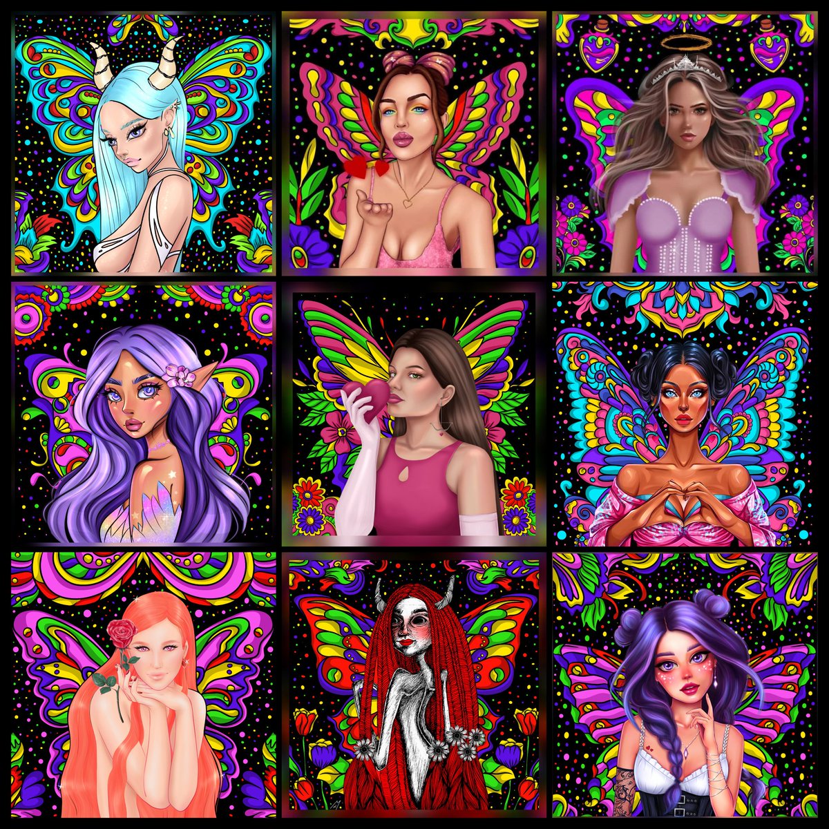 GM Fam ❤️
It's #WomensHistoryMonth 😇

This month is very special to all women in the world, Can we make this more lovely with your kind support Fam, Colourful Collab with my #WomenArtists partners ✨

Starting - 6 #xtz  
Kindly Support friends 🫂🫶