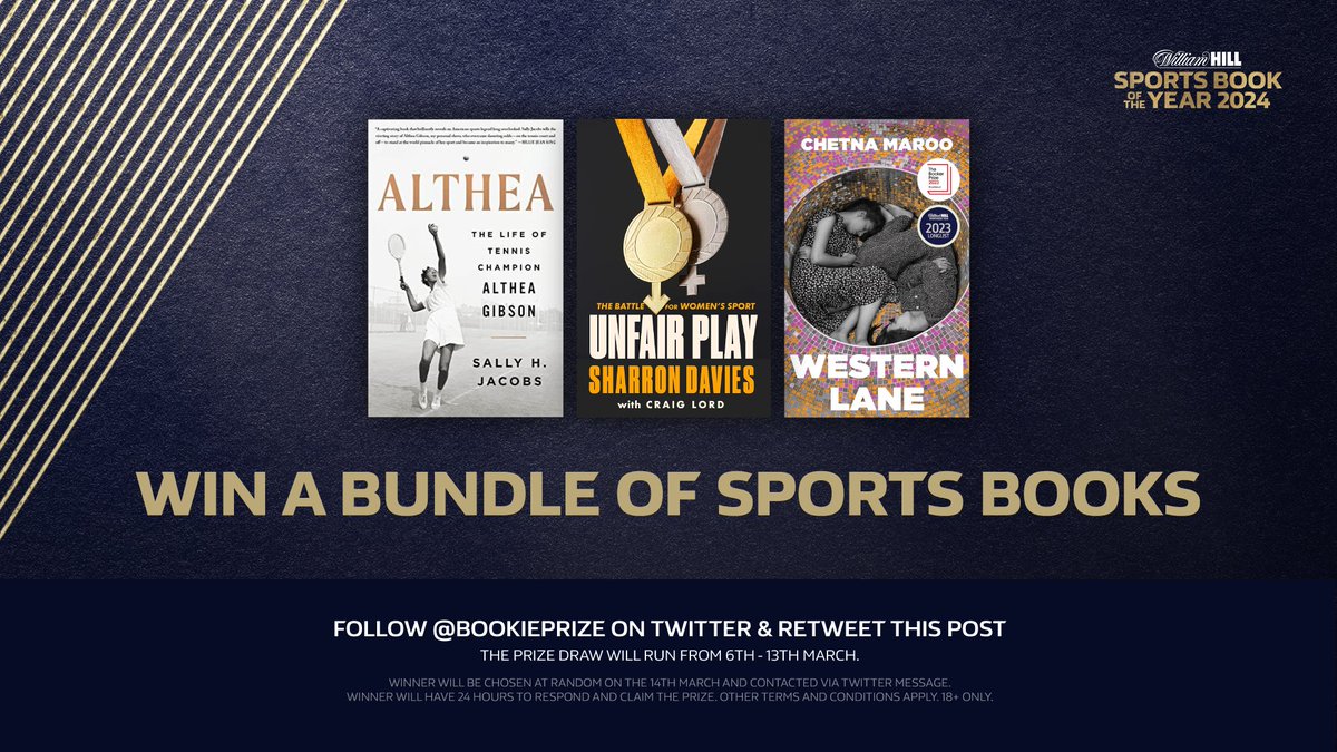 🎉 𝑰𝑻'𝑺 𝑪𝑶𝑴𝑷𝑬𝑻𝑰𝑻𝑰𝑶𝑵 𝑻𝑰𝑴𝑬...

Ahead of #IWD2024, we’re giving you the chance to win a bundle of sports books written by female authors! 📚

All three books were part of last year’s #WHSBOTY competition, both Althea and Unfair Play made the 2023 short list. ✔️

▪️