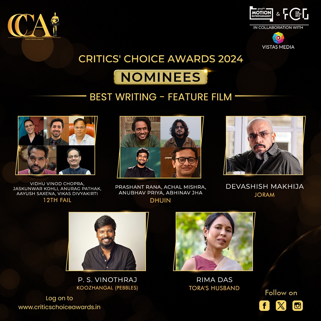CriticsChoiceIn's tweet image. The #CriticsChoiceAwards Feature Film nominations are out! Let us know in the comments who you're rooting for!🏆