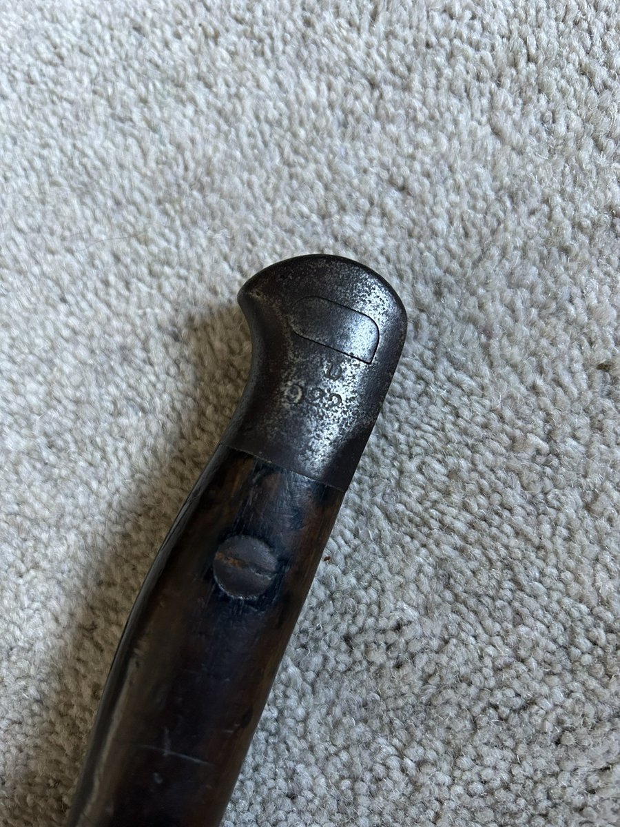 For the more serious bayonet collector, a P1907 hooked quillon by JAC, stamped ‘N’ naval issue, a rare bayonet, message me if interested