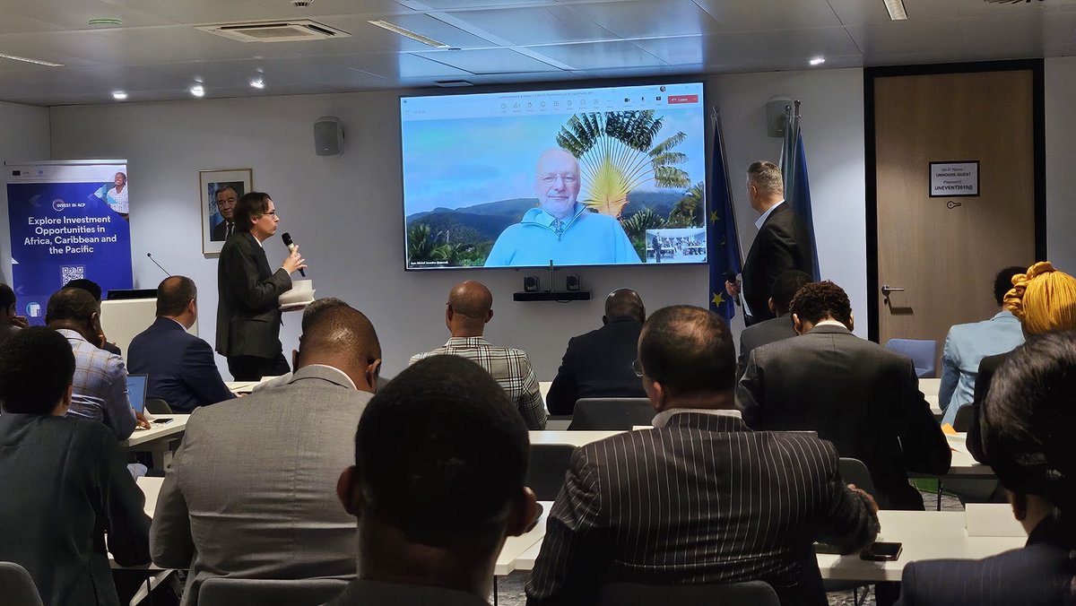 Presence remarquee de @Severino_JM lors de l'édition francophone de la formation @InvestinACP Business Diplomacy! Ses idées ont ouvert la voie à un développement économique durable et à des collaborations fructueuses dans les régions ACP. Merci de partager votre expertise !