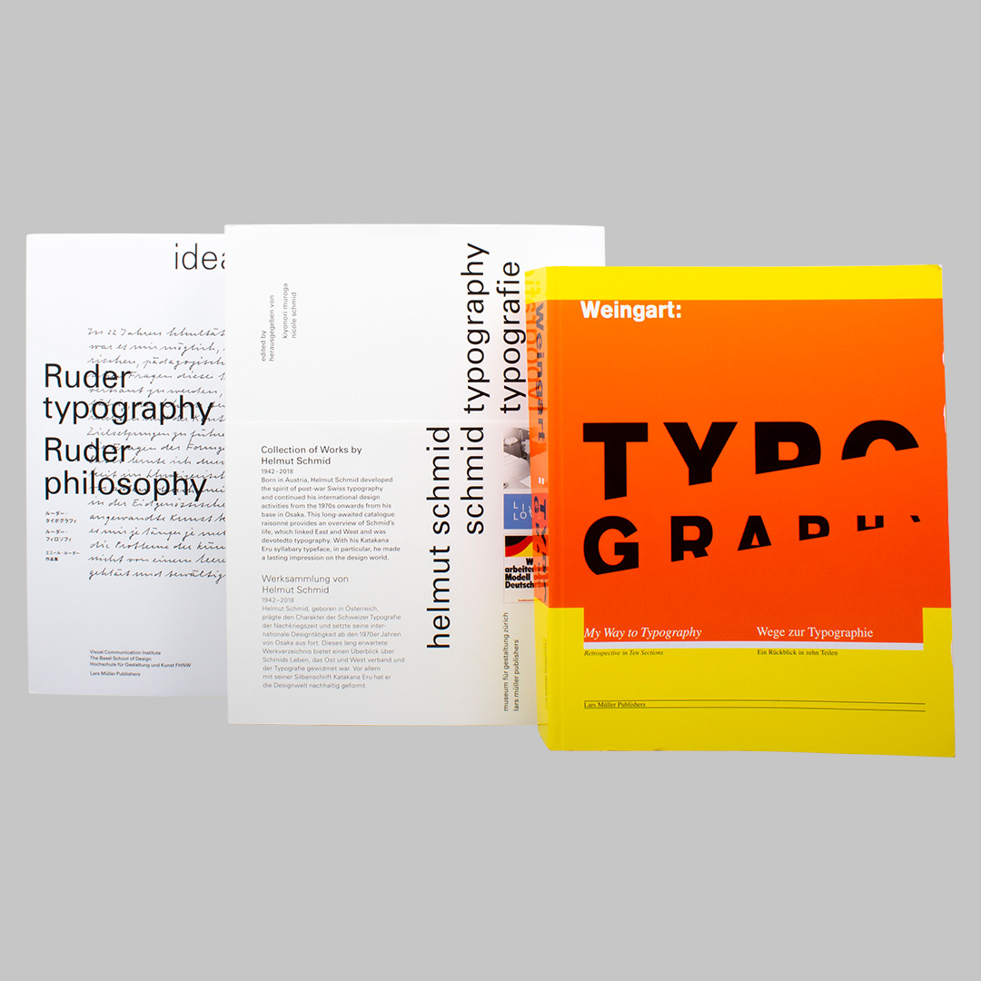 LarsMullerBooks's tweet photo. 📚 New book bundles are available on our webshop from today! Ranging from the "Typography Masters Bundle" to the "Kenya Hara Bundle", these collections of seminal titles are available at reduced prices. The occasion? Spring is only around the corner!

🔗 https://t.co/v8mtcmXu3g https://t.co/HBILmfKOWp