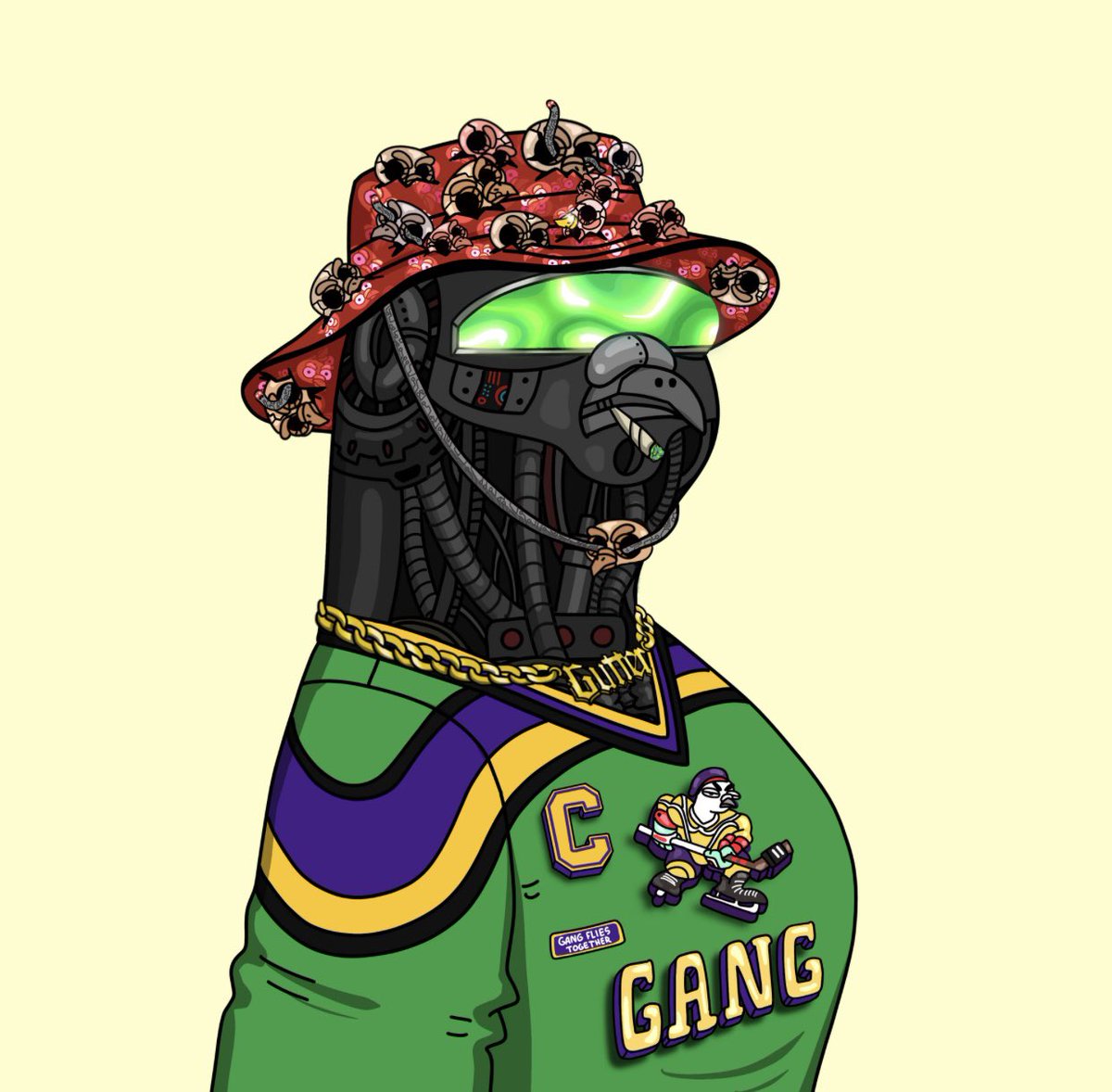 rvcnft's tweet image. GM to the GG ☕️☀️

We stay flying high 😶‍🌫️💨 HBU? 
#GangGang #KeepItGutter