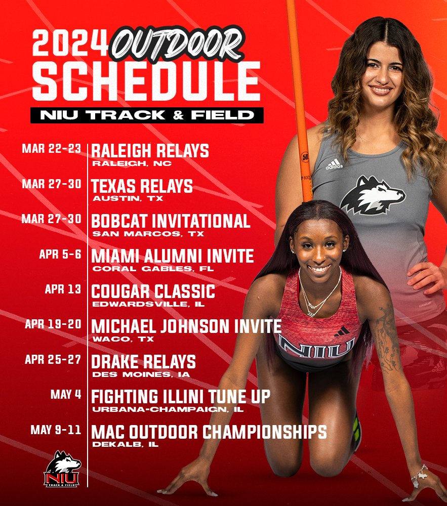 Outdoor szn 🔜 Check out our 2024 Outdoor Schedule!