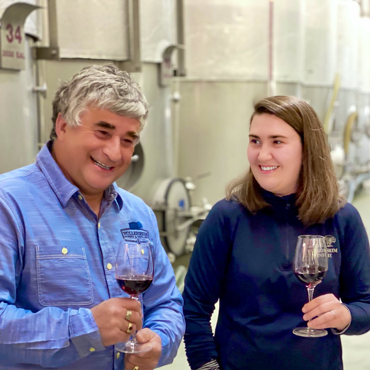 Celebrating Philippe Coquard's legacy &amp; the future with daughter Céline at Wollersheim 🍷 Philippe, our esteemed winemaker, will one day pass the torch to Céline, a visionary leader in the making. With passion &amp; innovation, we honor tradition &amp; envision a bright future.