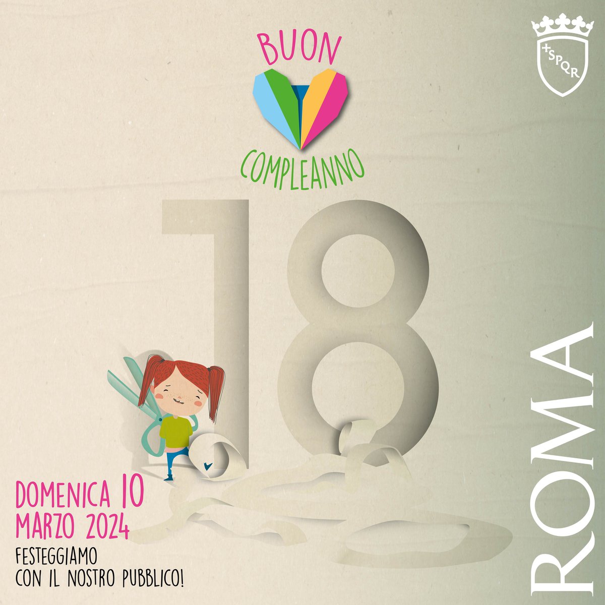 Festeggia con noi i primi #18anni di #CasinadiRaffaello! Per celebrare questo magnifico traguardo domenica 10 marzo è stata organizzata una giornata speciale ad ingresso libero e con prenotazione allo 060608 o direttamente sul posto. Info su: bit.ly/49ZOOLf