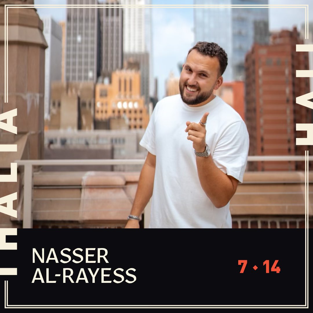 ON SALE NOW! 7/14 - Nasser Al-Rayess Tix: ticketweb.com/event/nasser-a…