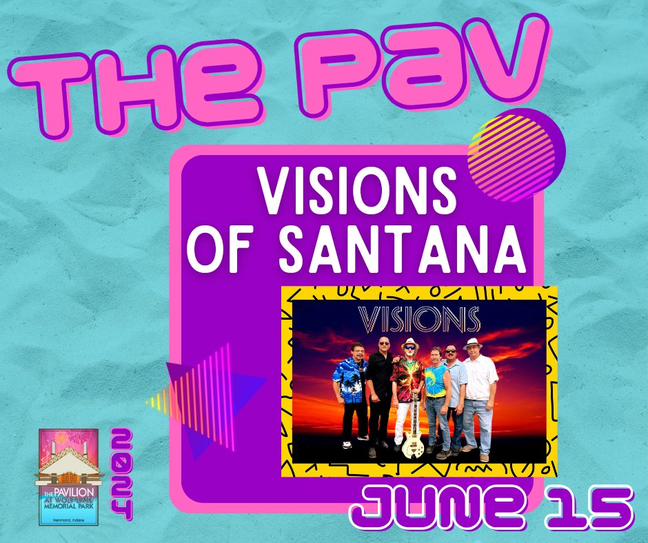 WolfLakePav's tweet photo. Visions of Santana returns to The Pav on Saturday, June 15 for a FREE concert as part of the Summer Series.
Don't miss an evening of great music and dancing on Saturday, June 15!
Head to https://t.co/A5BXnQNZEK for more info.
#santana  #thepav #fyp  #localarts   #summer2024 https://t.co/WmMhfv8UIi