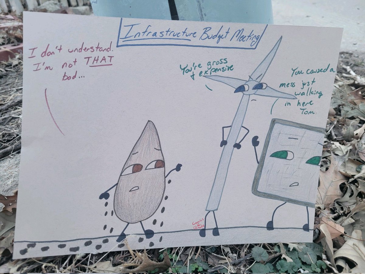 ComicsClimate's tweet image. Comic #153a #ComicsForClimate #infrastructure #GreenEnergy #windenergy #solarenergy #RenewableEnergyForTheFuture #vote #FossilFuelsNeedToGo #WeHaveTheTechnology #WeCanDoThis