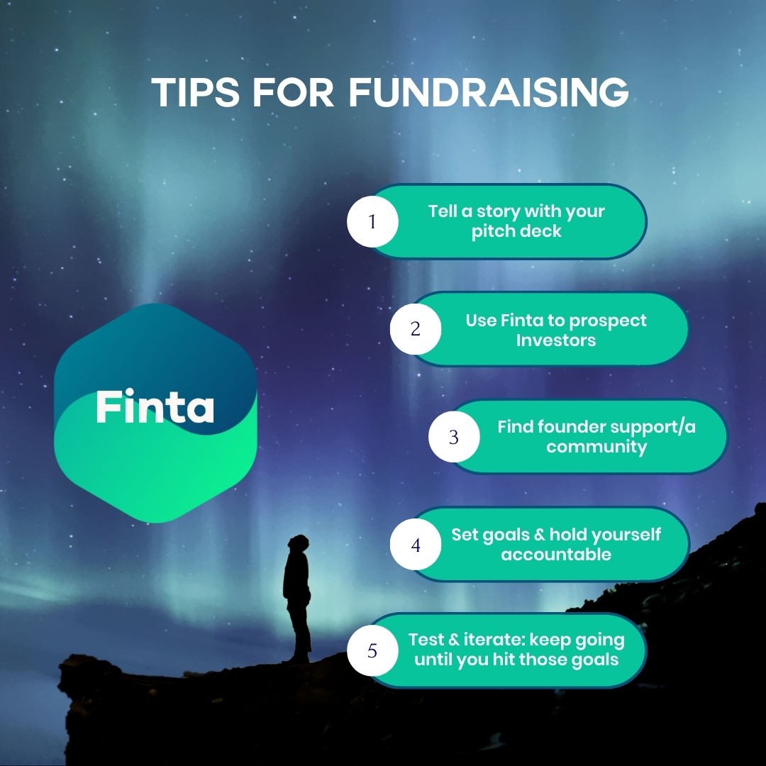 With Finta's AI co-pilot, your fundraising is automated.

Finta Founders can:
- share a pitch deck
- prospect investors via our CRM
- find support in the Finta Team
- track progress &amp; goals with Finta deal room analytics

For more: trustfinta.com