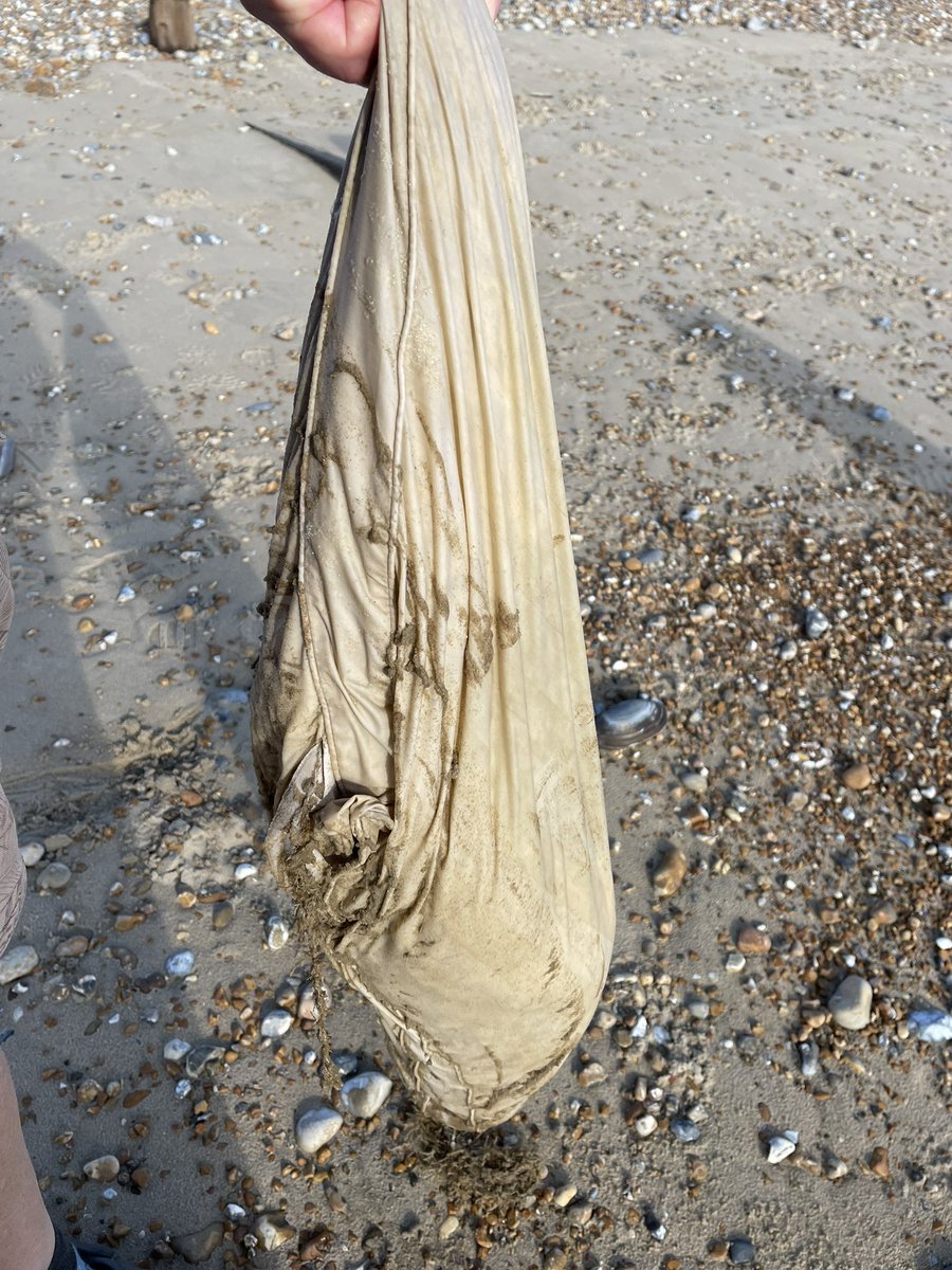 Clairie21's tweet image. Someone has been sleeping on the job #pillow #strangestfinds #loveyourbeach @CornishSpliced #beachclean