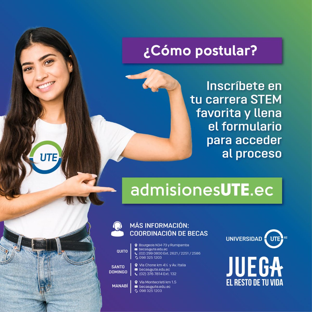 FciiUte's tweet photo. 📷𝗘𝘅𝗰𝗲𝗹𝗲𝗻𝘁𝗲 𝗡𝗢𝗧𝗜𝗖𝗜𝗔📷 En la @UTEoficial
nos preocupamos por el bienestar de nuestras futuras estudiantes. 📷Serán del 50% 📷Sin trámites 📷https://t.co/Fw0x0T8taC 📷 https://t.co/hMCCUPTYhD