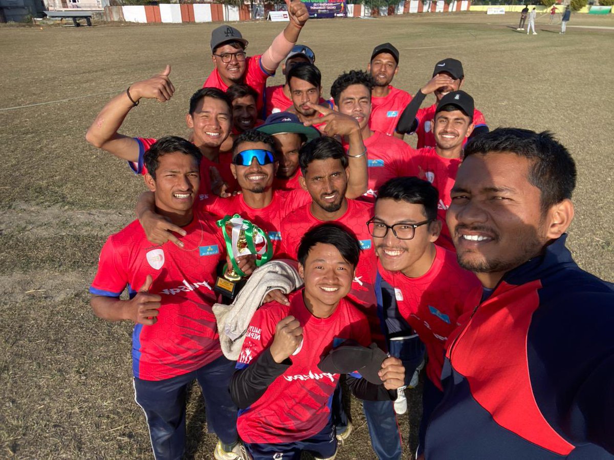 TheCECNepal's tweet photo. Consecutive victories for Pulsar CEC.
Way to go, Team CEC!!
#CECNepal | #TurningDreamsIntoReality | #NepalCricket | #PulsarNepal | #KumariBank | #Jimbuthakali | #MagicNepal | #NLIC | #maximax | https://t.co/DjhiIeyKpU