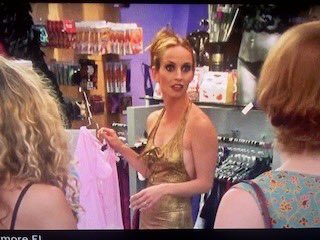 Faith_Salie's tweet photo. Aaaaaand it’s one of those mornings when a friend texts me that he just saw me on tv….
#SATCforever https://t.co/LKrxyBlROc