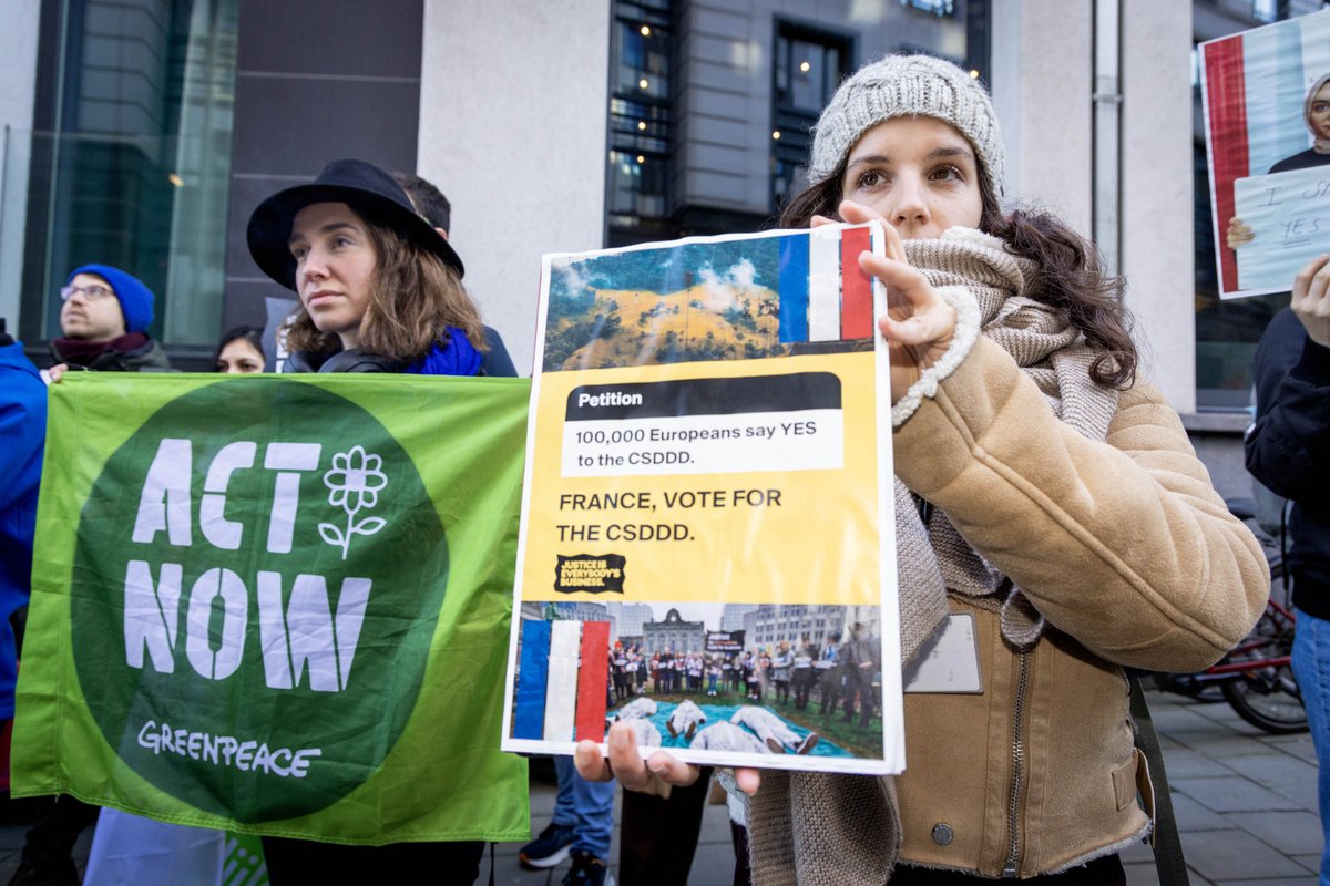 Last week, the @EUCouncil failed to secure a majority for the #CSDDD BUT all is not lost. Today, we joined the Embassy tour, putting pressure on key EU capitals to reach an agreement within the next crucial days.