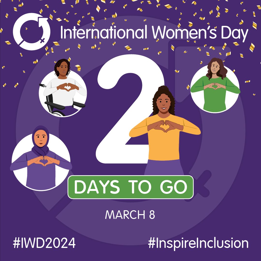 Imagine a gender equal world. A world free of bias, stereotypes, and discrimination. A world that's diverse, equitable, and inclusive. A world where difference is valued and celebrated. Together we can forge women's equality. Collectively we can all #InspireInclusion #recovery