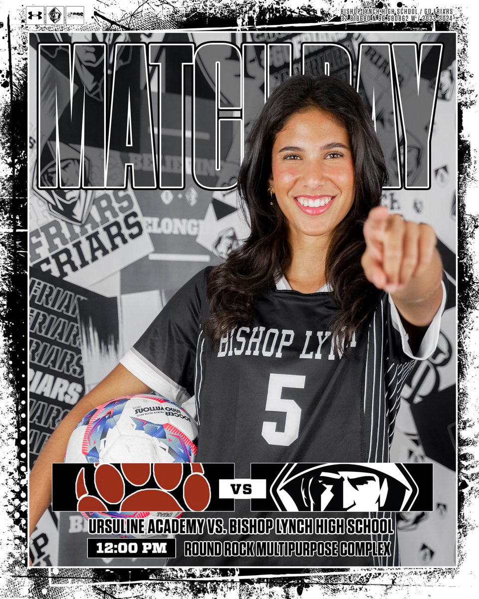 For the title!

🆚 Ursuline
⚽ TAPPS State Championship
🕛 12:00 p.m. CT
📍 Round Rock, TX 
🏟️ Round Rock Multipurpose Complex

#GoFriars