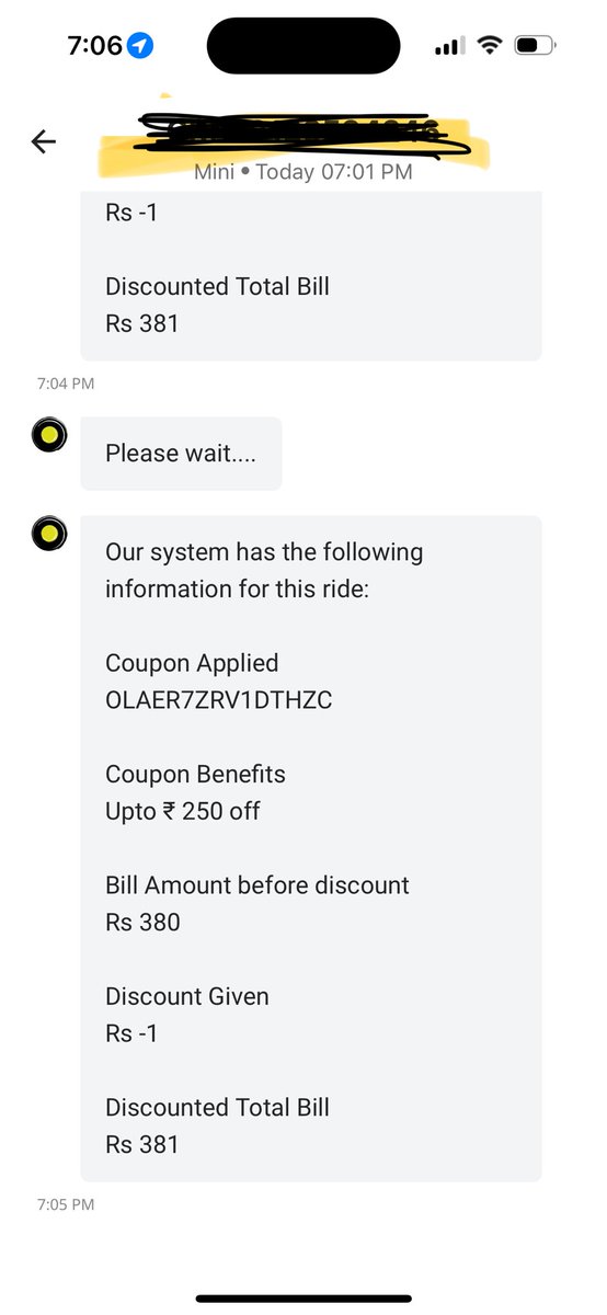 Latest calculation method by ⁦<a href="/Olacabs/">Ola</a>⁩ . Wonder if they are using ⁦<a href="/Krutrim/">कृत्रिम</a>⁩ for this 😂