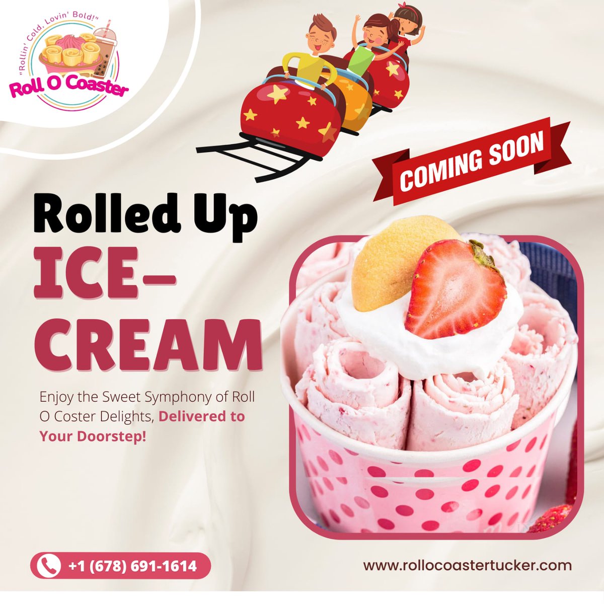 roll_O_coaster's tweet photo. Rolling into flavor town with our specialty ice cream! 🍦 Experience the sweetest twists! 😋
https://t.co/lK7sDo1g4q

#SweetTreats #YumYum #RollOCosterCafe #ICECREAMS #MILKSHAKES #BOBAMILKDELIGHTS #FRESHJUICES #FRESHandPUREJUICES  #Tucker #Georgia #Atlanta #ComingSoon #usa https://t.co/6tXrdk6at0