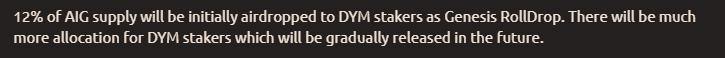 CallistoCosmo's tweet image. Another one for $DYM stakers brought to your by @aigisos $AIG
Total Supply: 1Bil

Oh, not 1 but 5, they call it &quot;Rolling Airdrop&quot;

$DYM gonna eat good or nah?