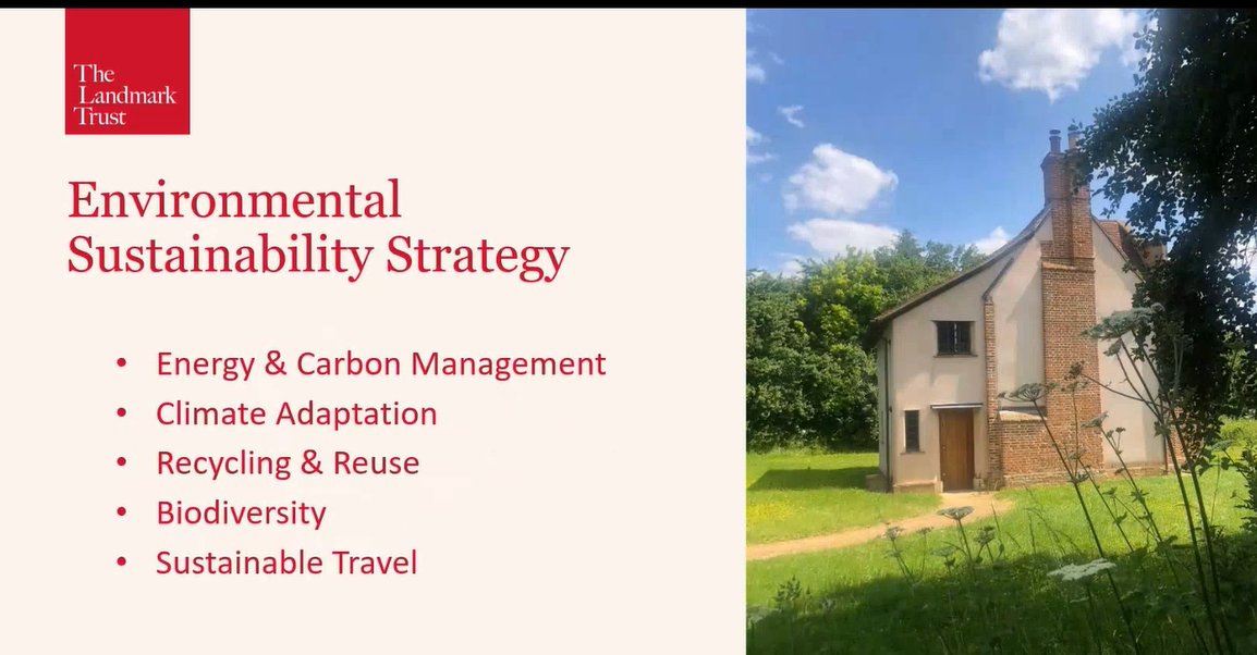 The @HistEnvForum #Sustainability & Net Zero Key Resources page features work from the Sustainability & Climate Change Topic Group, including this recent presentation from Alice Ogilvie @LandmarkTrust on #climate change risk assessment & adaptation: historicenvironmentforum.org.uk/hef-activities…