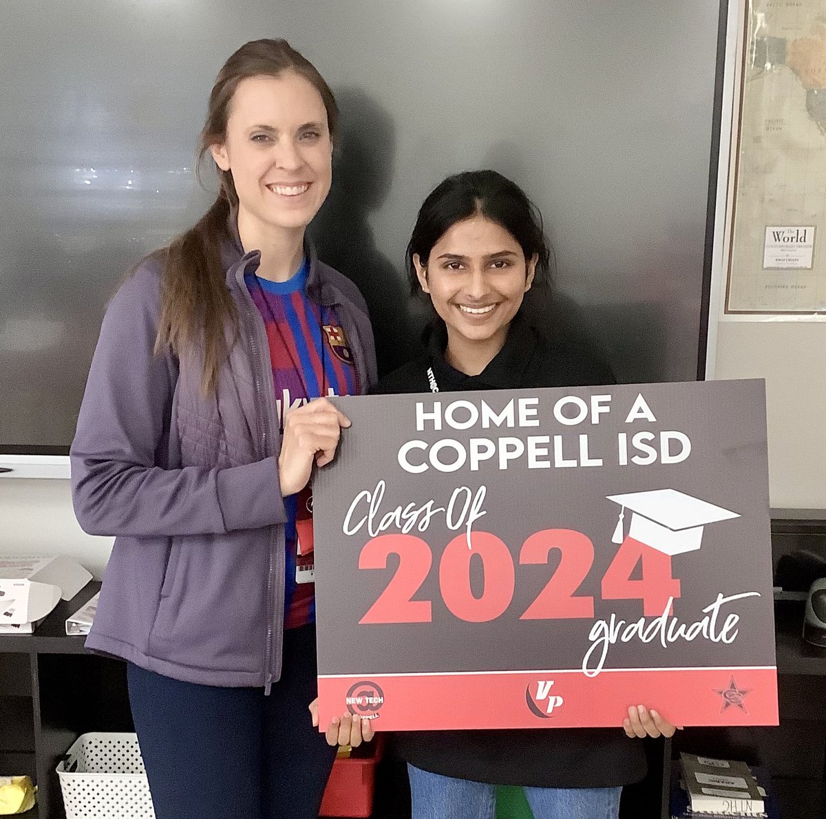 Congratulations, Sampadha!! Quick finish for this senior. @coppellisd