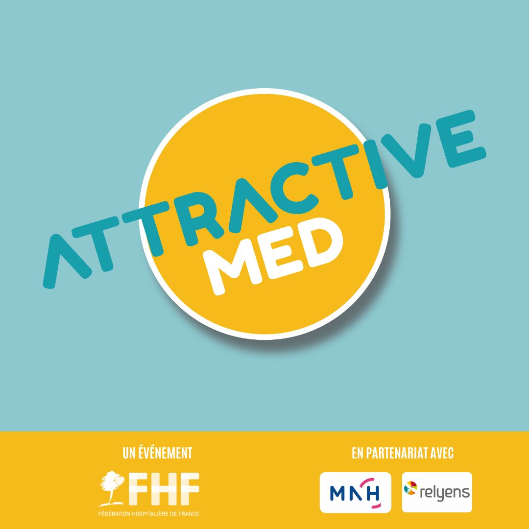 [#AttractiveMed💡] La FHF lance l'édition 2024 du prix de l'#attractivité médicale en partenariat avec @Relyens et la @MNHmutuelle 🤝 Rendez-vous le 22 mai 2024 à @parisSANTEXPO pour découvrir le projet lauréat 👏 Candidatez avant le 5 avril 2024⏰▶️ bit.ly/4a1cWNk