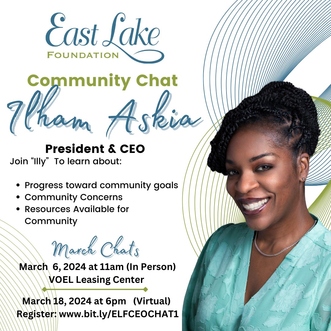 We're excited to invite you to join us for special virtual community chat, March 18 a 6pm, where we'll be discussing the progress we've made towards our strategic goals, highlighting available resources, and addressing any concerns you might have. bit.ly/ELFCEOCHAT1