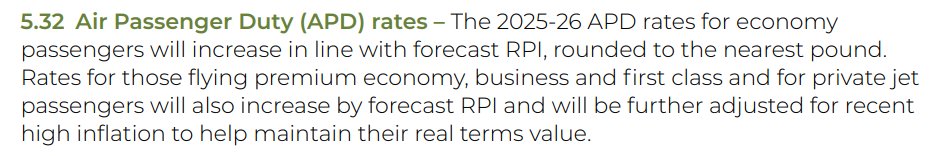 Rise in business and private jet APD not yet confirmed. ?!?