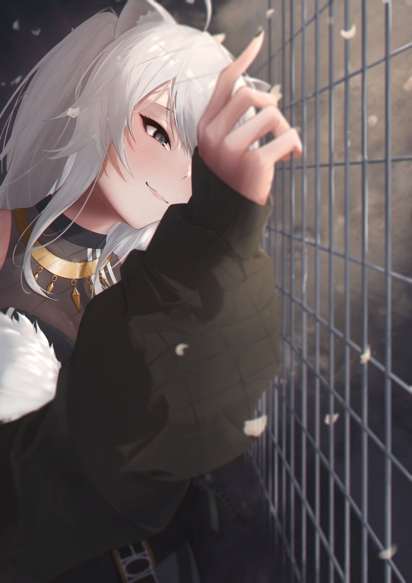 獅白ぼたん ,獅白ぼたん(通常) 「#ししらーと 」|パジャマ＠イラストと日本語修行中のイラスト