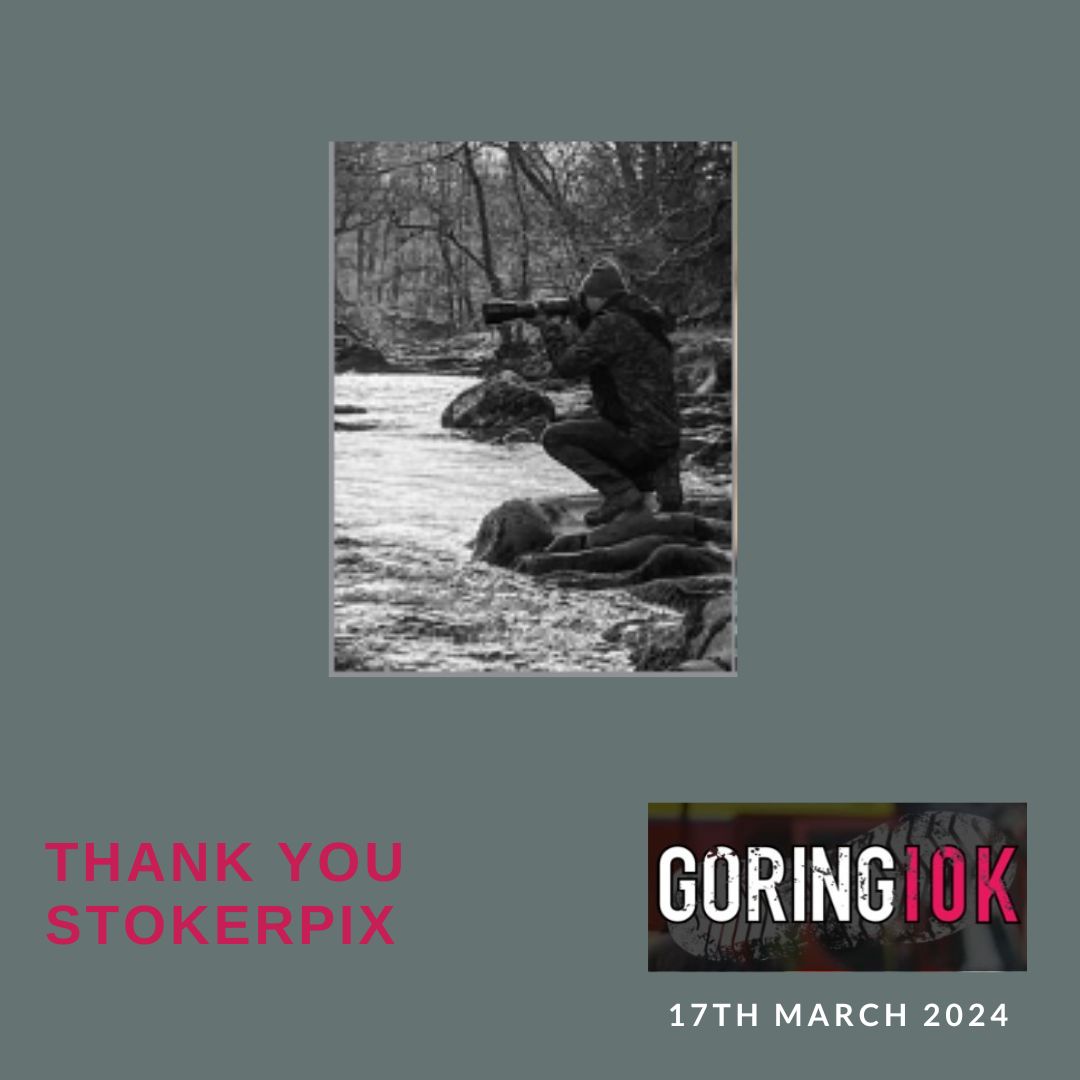 As the count-down to the Goring10k becomes real (entries close this Sun 10th March), this is our final sponsor thank you to Simon Booker at Stokerpix. As a landscape &amp; wildlife photographer, he will be capturing a different subject on Sun 17 March, all of you wonderful runners😁