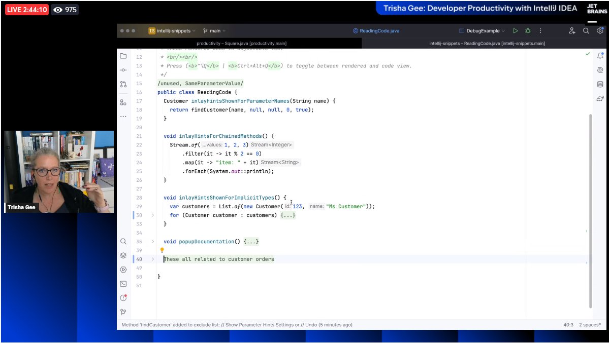 eMalaGupta's tweet image. @trisha_gee is just being herself! Amazing as always as she live codes at #IntelliJIDEAConf. 

Join us: youtube.com/watch?v=ZD_YxT…