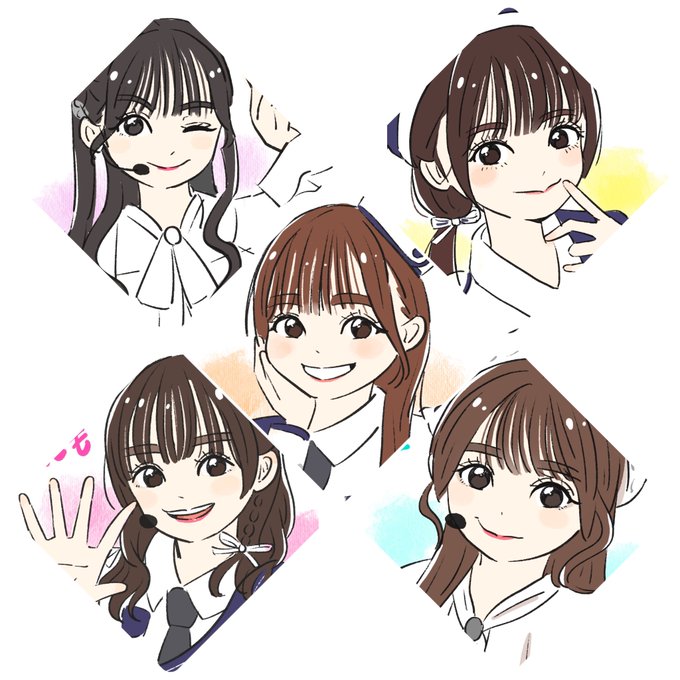 「6+girls bangs」 illustration images(Latest)