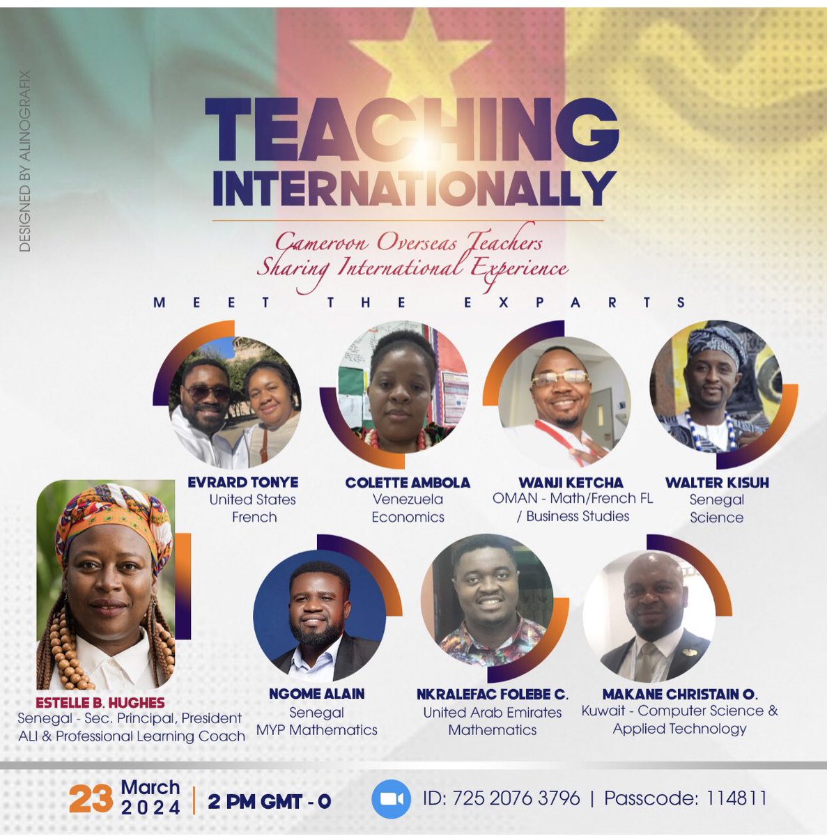 MakaneChristain's tweet photo. Join us on March 23rd, where Cameroonian educators from around the world share insights, ideas and experiences. 

It will be a non miss event https://t.co/iXyd5IRTuv