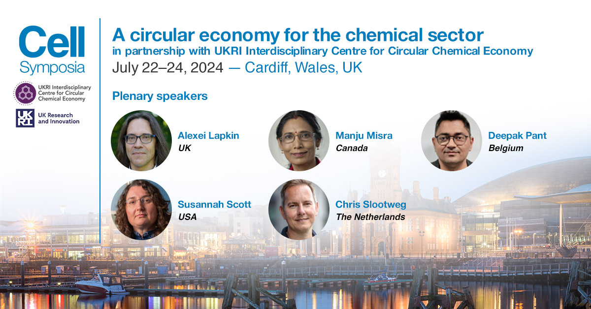 Manju Misra @GuelphEng & Deepak Pant @pantonline @VITObelgium just two of our amazing @CellSymposia #CSCircChem2024 w/ plenary speakers. Check out the others and join the program, deadline April 12. hubs.li/Q02m-SLb0