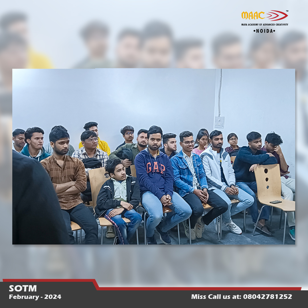 👨🏻‍💻👩🏻‍💻🤩SOTM WINNERS & Appreciation are out 📣
👏🏻 Congratulations 🎉 to all the winners and to 👨🏻‍💻👩🏻‍💻all the participants.

#maacnoida #video #test #sotm  #star #winner #photography #photo #maaccourses #studentswork #JoinMAAC #maac #noida #delhi #ghaziabad #animationcourses