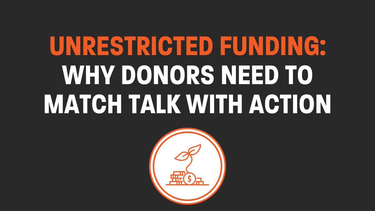 Heavily restricted funding hinders activists, movements, and intermediaries. 👎 Our director of strategic partnerships, @Wonderlygirl, writes with partners in @InsidePhilanthr on why donors need to embrace unrestricted funding. Read: insidephilanthropy.com/home/2024/3/5/…