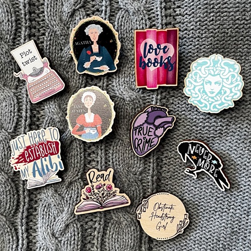 ⭐️NEW PIN RANGE OUT NOW ⭐️ All these pins are now available to buy on our website! bit.ly/3qL5anD #mothersdaygifts #giftsforher #BookTwitter #pins