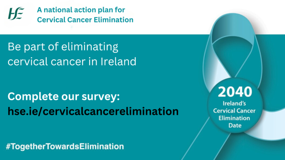 Ireland is on the road to #CervicalCancerElimination. Our aim is to make cervical cancer rare by 2040. You can be part of making it happen. Complete this short survey & help develop the action plan that will keep us on track: hse.ie/cervicalcancer… #TogetherTowardsElimination