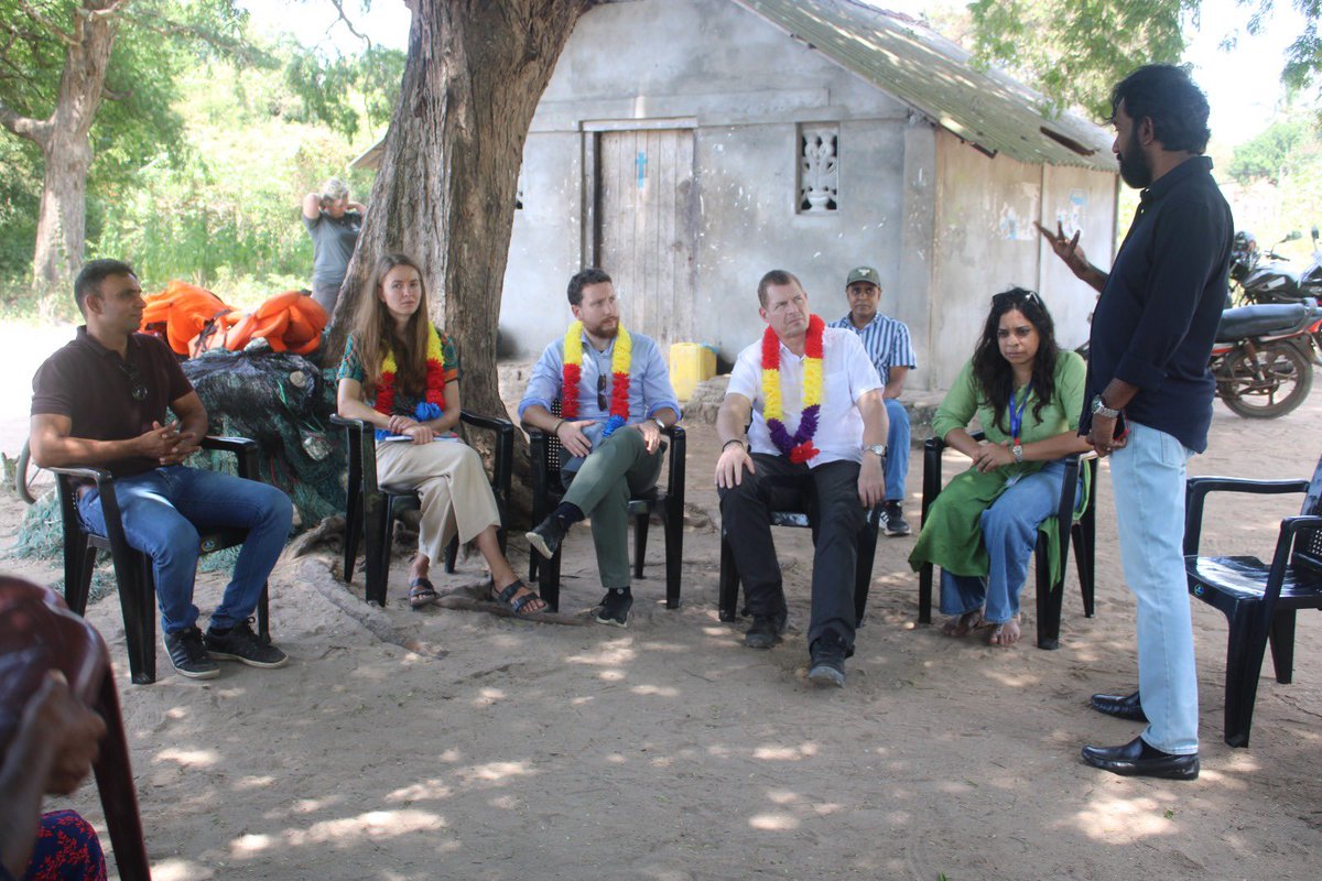 johanbjerkem's tweet photo. Fascinating field-visit with @ILOColombo to Sri Lanka’s Northern Province. @norwayinindia supports PAVE, a project creating decent work opportunities for women &amp; persons with disabilities. Met seaweed growers in Valappadu, farmers in Kilinochchi, and women 🛺drivers in Mullaitivu https://t.co/8GzklVbb8V