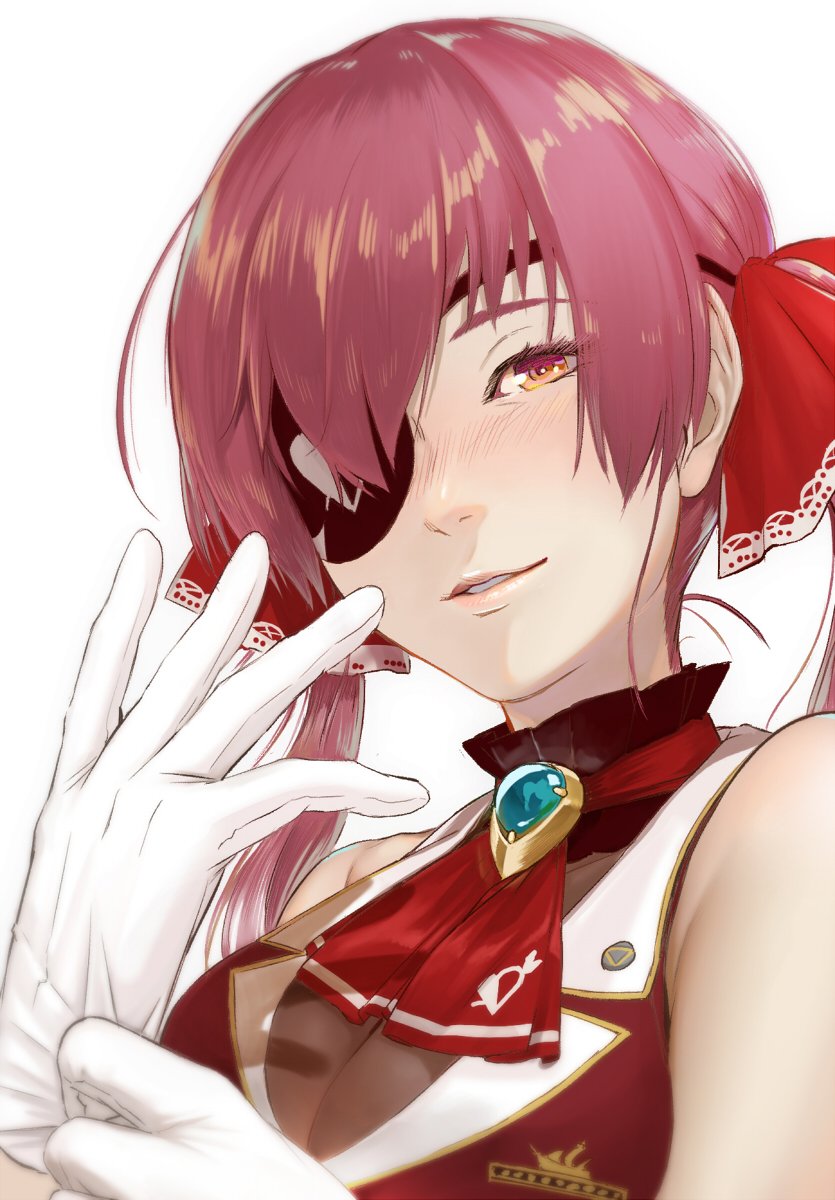 宝鐘マリン ,宝鐘マリン(通常) 「#初投稿の推しと今の推しのファンアートを比べる←初描き・割と最近→劣化してる? 」|大海みずのイラスト