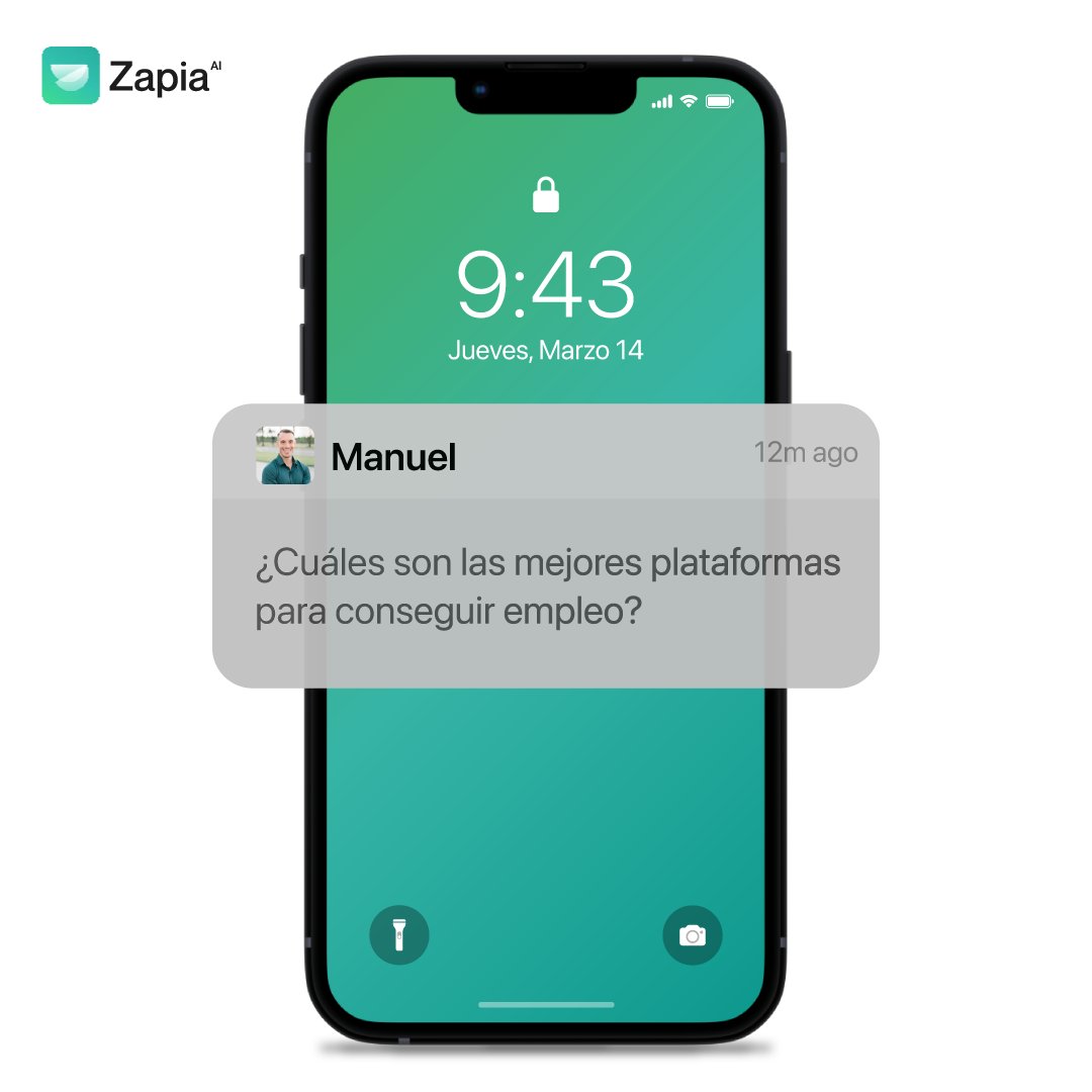 ¡Zapia te busca opciones según tu ubicación y el tipo de trabajo que buscas! 👩‍💻